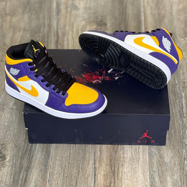 Jordan 1 Mid Lakers N44