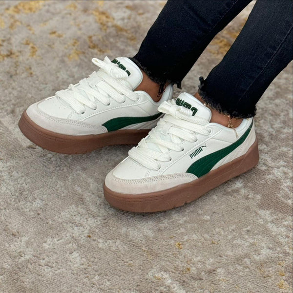 PUMA PARK BEIGE VERDE